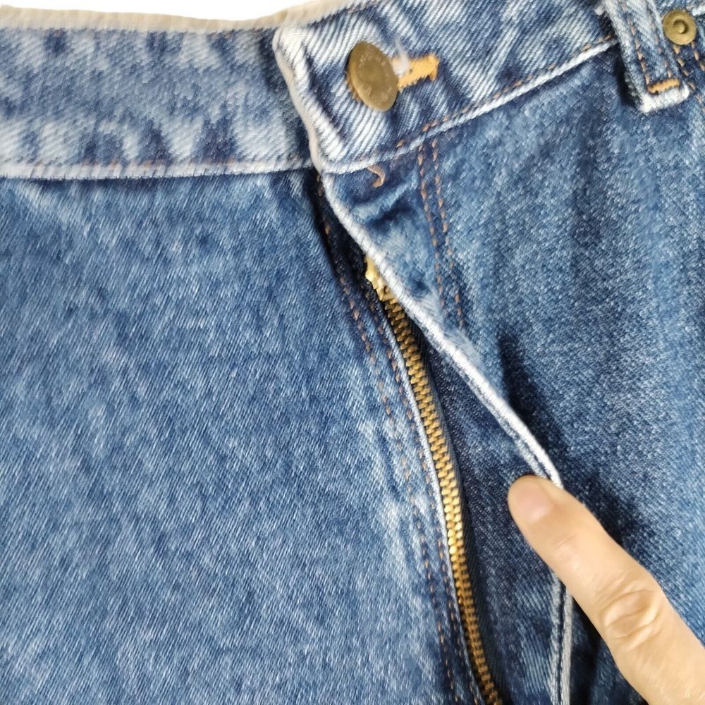Wrangler‎ Rugged Wear Jeans Men's 38x36 Actual (36x35) Dark Wash Denim Cotton #1 - Picture 7 of 8
